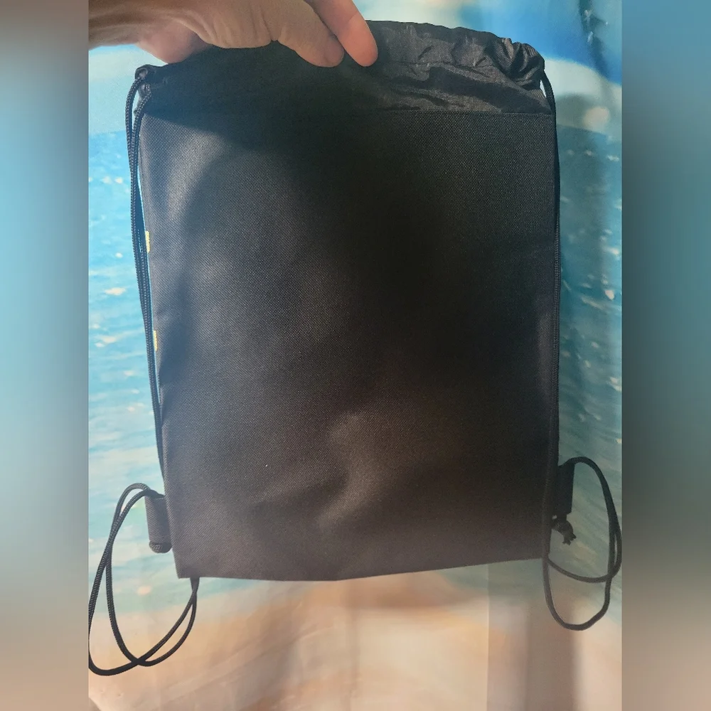 Disney‎ Mickey Mouse Drawstring Backpack Silver Mickey